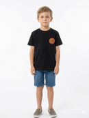 Remera Santa Cruz Kids Print Negro