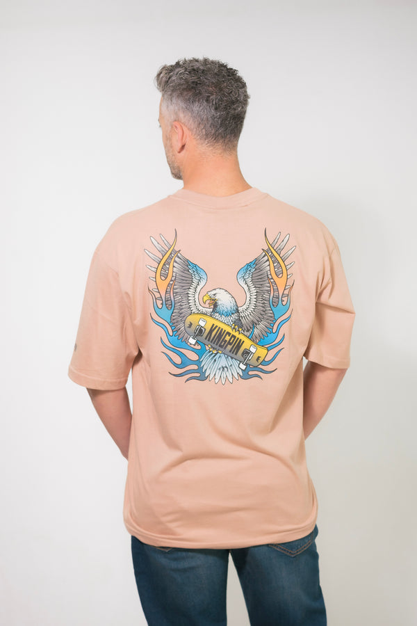 Remera Kingpin H Oversize Regular Almendro 023