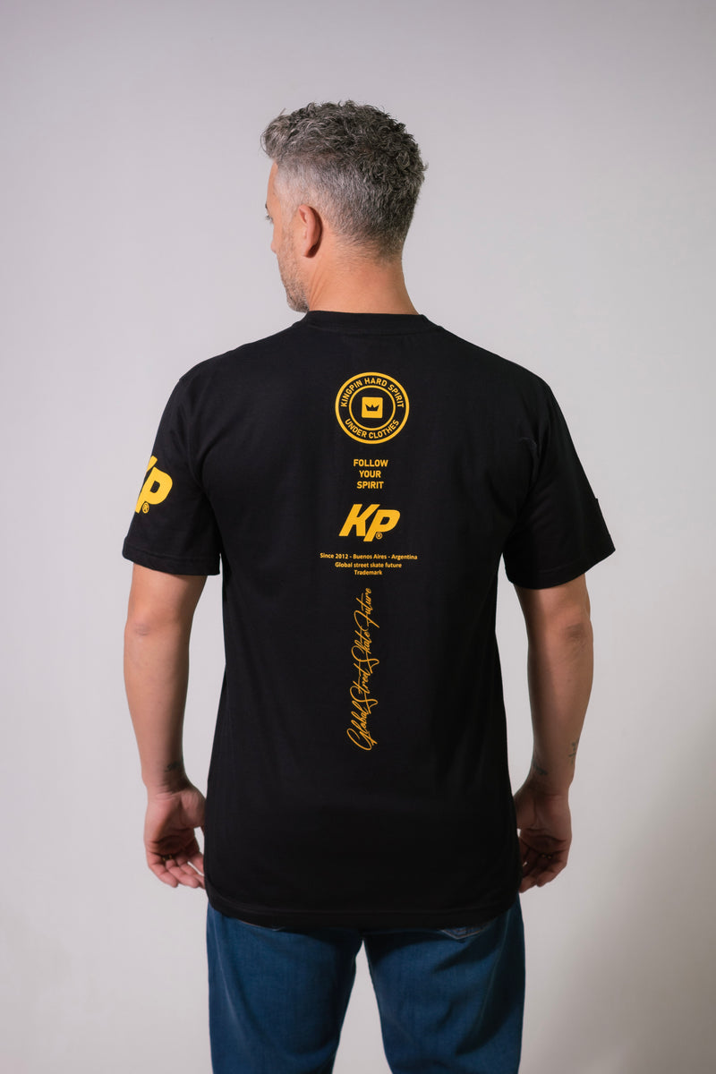 Remera  Kingpin Regular Negro T4