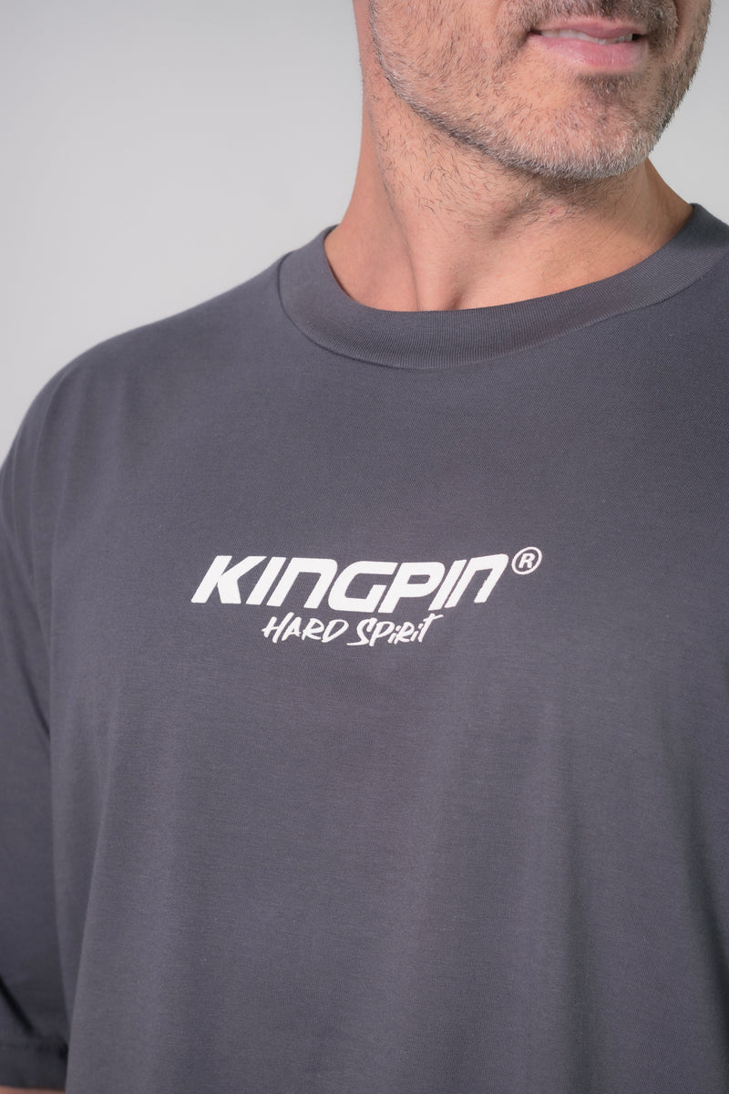 Remera Kingpin Hombre Relax Gris  Y5