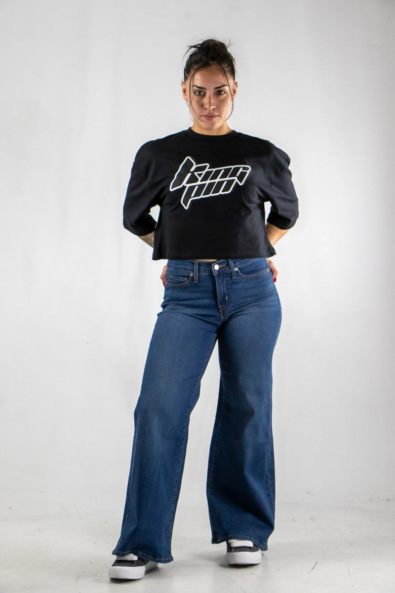 Remera Kingpin Mujer Boxy Blanco 6027C