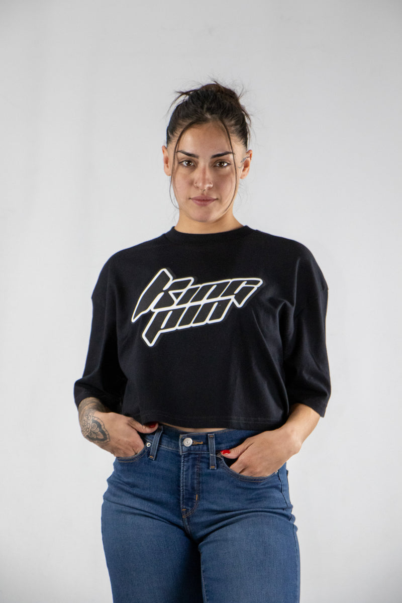 Remera Kingpin Mujer Boxy Blanco 6027C