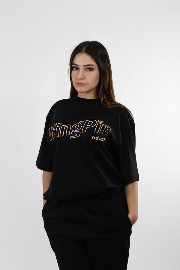 Remera Kingpin M Over Negro 601F4