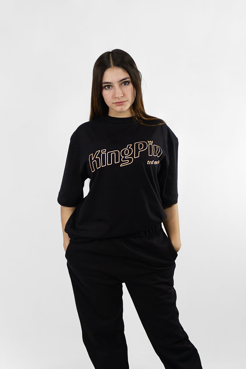 Remera Kingpin M Over Negro 601F4