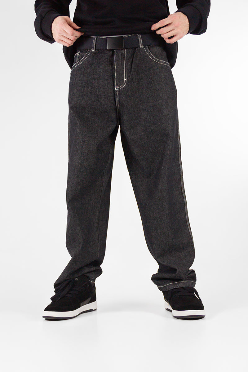 Jean Kingpin H Loose Black STR 601