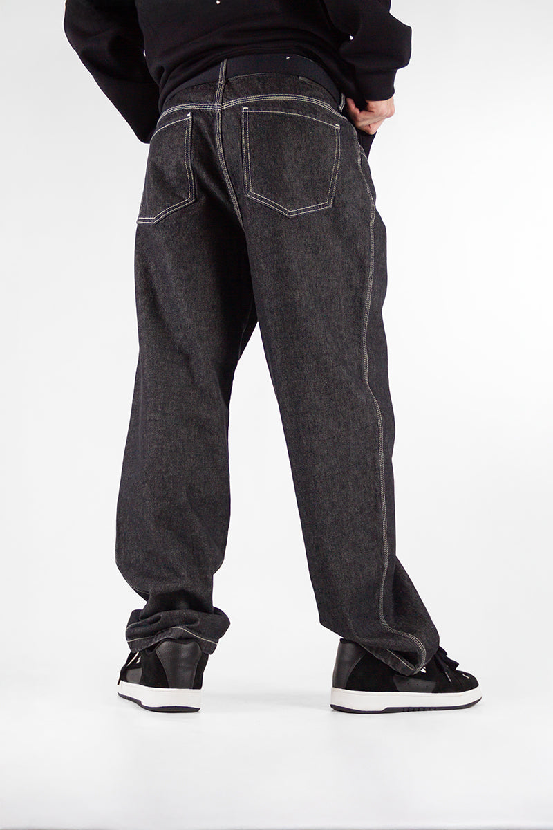 Jean Kingpin H Loose Black STR 601