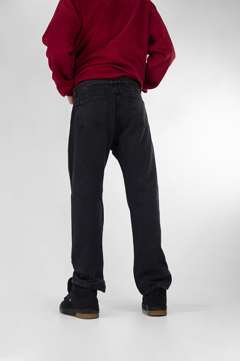 Jean Kingpin Je H Straight Black Kp Str 601