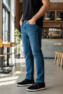 Jean Kingpin Straight Mid Azul