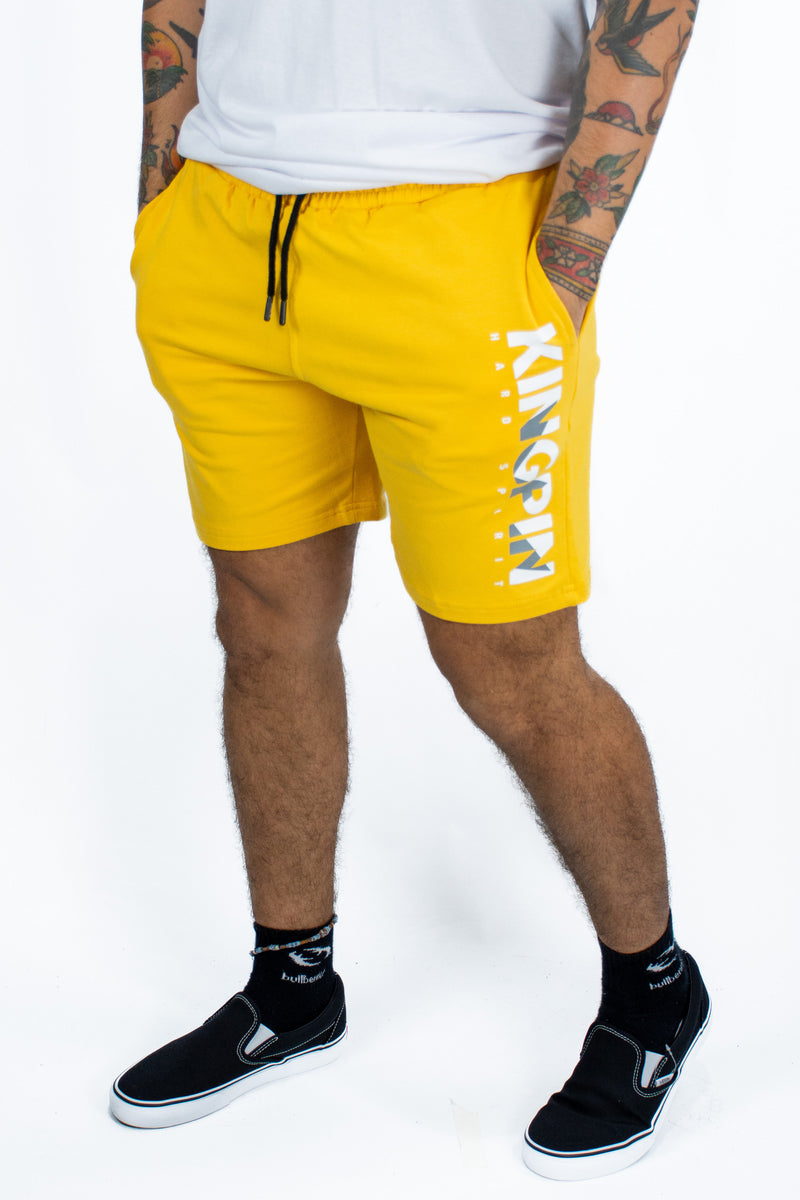 Bermuda Kingpin Hombre Estampada Amarillo