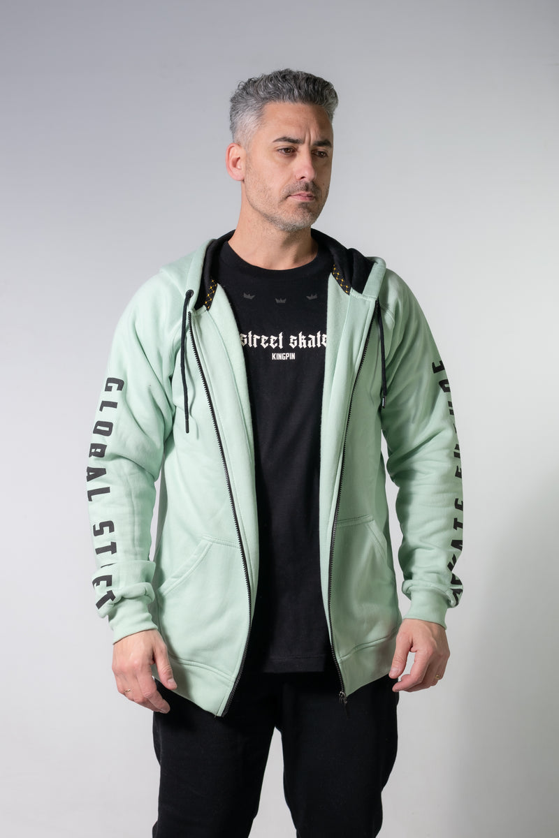 Campera H Kingpin Full Sleeve Verde Ola