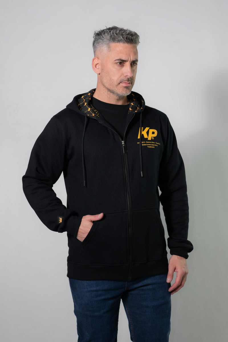 Campera Kingpin Regular Hombre  Negro Y8