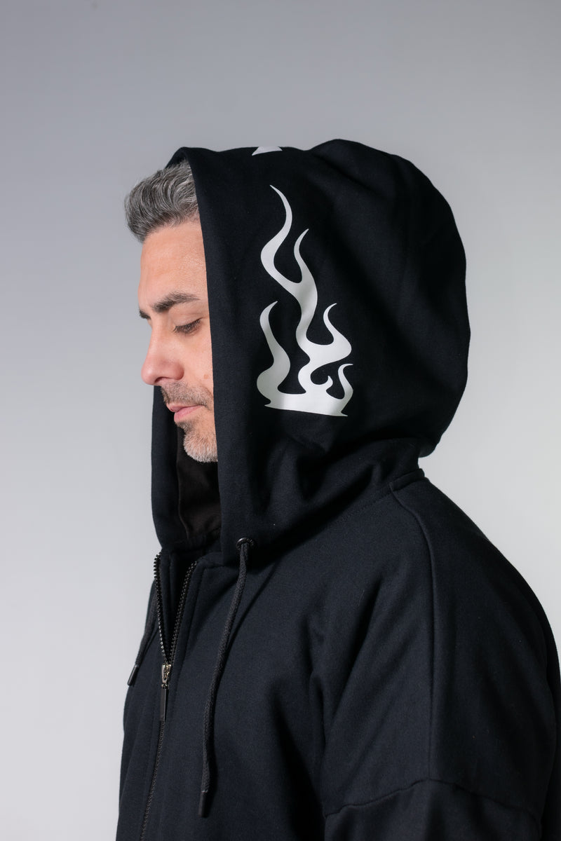 Campera Kingpin Hombre Oversize Negro Y9