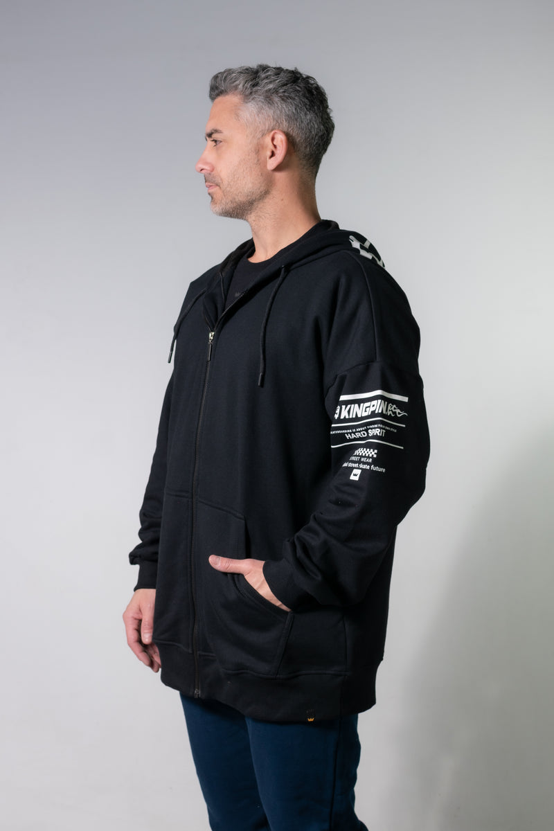 Campera Kingpin Hombre Oversize Negro Y9