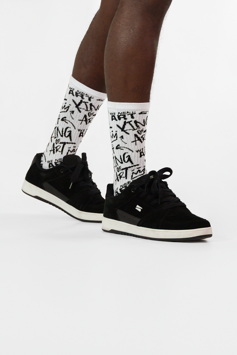 Medias King Of Art Blanco