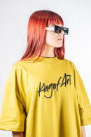 Remera King Of Art H Unisex Oversize Bold Koa Beige W4