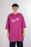 Remera King of Art H Oversize Bold Koa Fucsia W4 Unisex