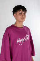 Remera King of Art H Oversize Bold Koa Fucsia W4 Unisex