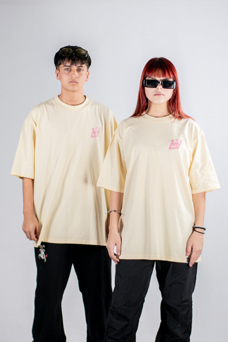 Remera King Of Art Oversize H Urban Shirt Amarillo W5