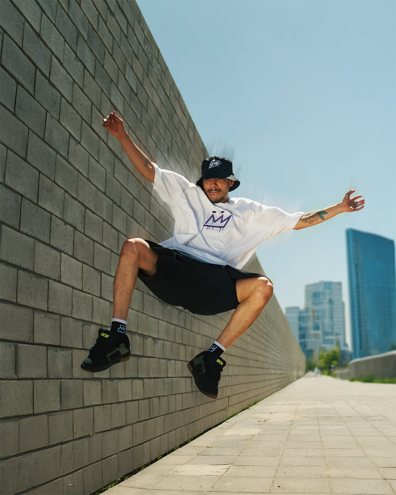 Remera King of Art Oversize Blanco