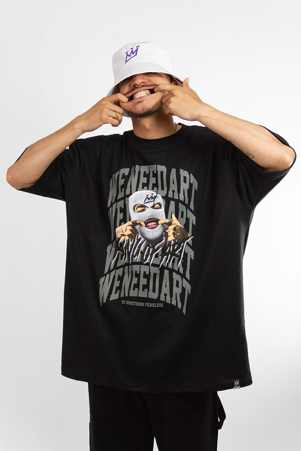 Remera King Of Art Hombre Reclaim Negro Y8