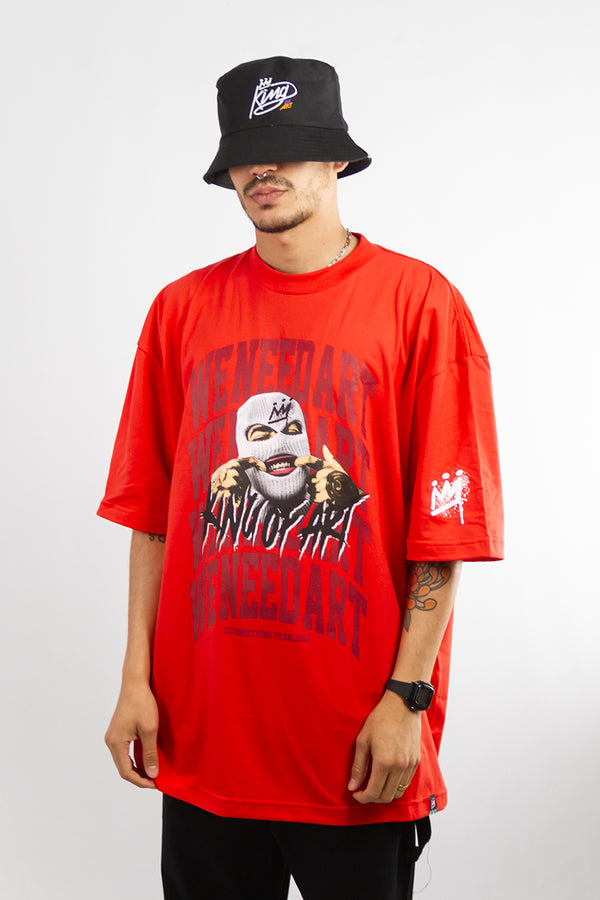 Remera King Of Art Hombre Reclaim Rojo Y8