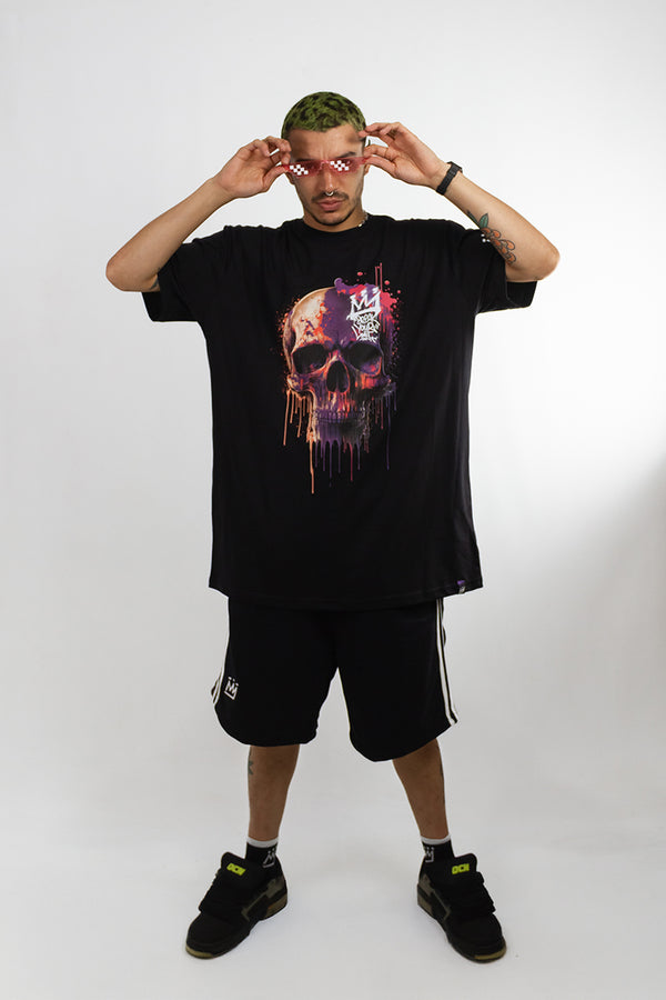 Remera King Of Art Hombre Urban Shirt Negro Z4