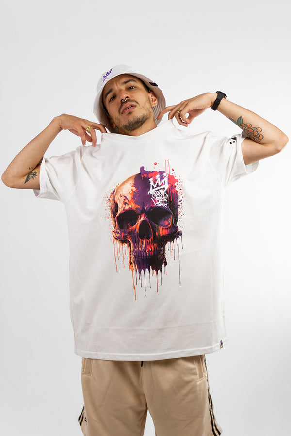 Remera King Of Art Hombre Urban Shirt Blanco Z4