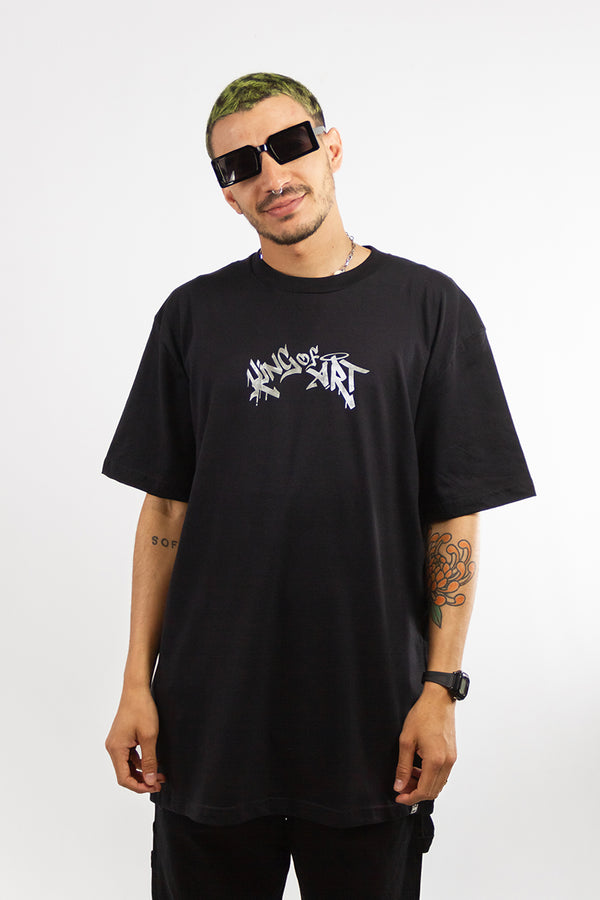 Remera King Of Art Urban Shirt Negro Z5