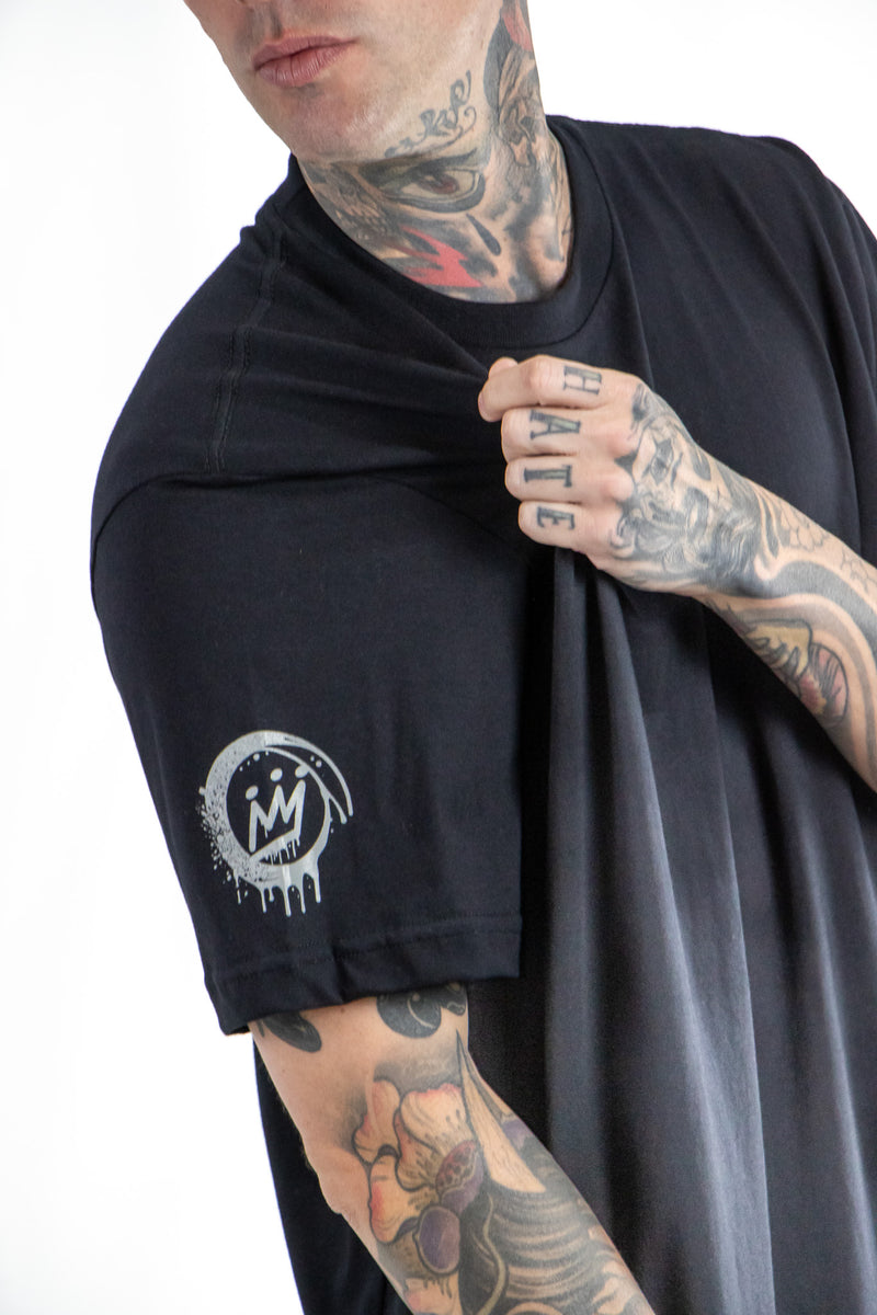 Remera King Of Art Hombre Urban Shirt Negro 6015A