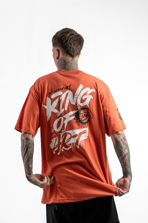 Remera King Of Art Hombre Urban Shirt Rojo 6205A