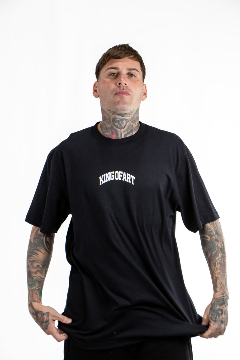 Remera King of Art Urban Shirt Negro 6016A