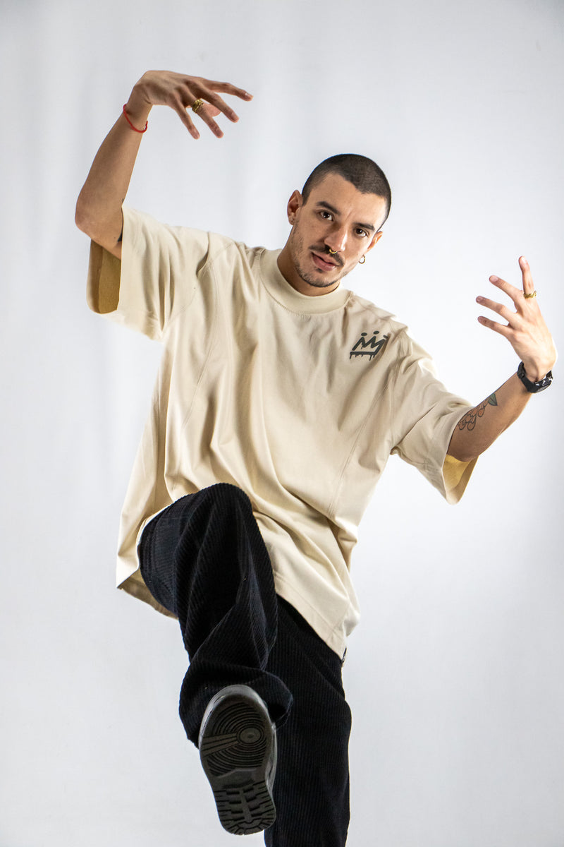 Remera King Of Art Hombre Nicky Beige 6659B