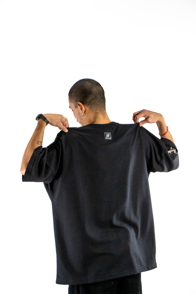 Remera King Of Art West Negro 6017B
