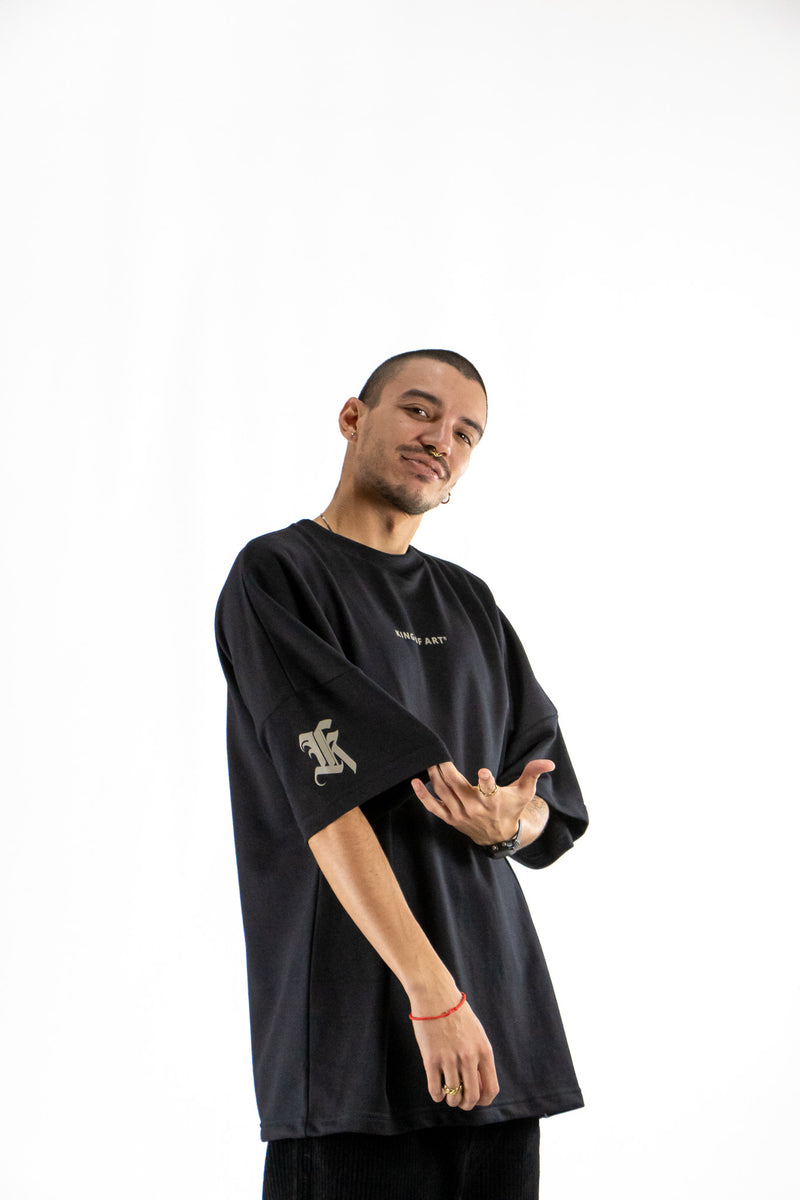 Remera King Of Art West Negro 6017B