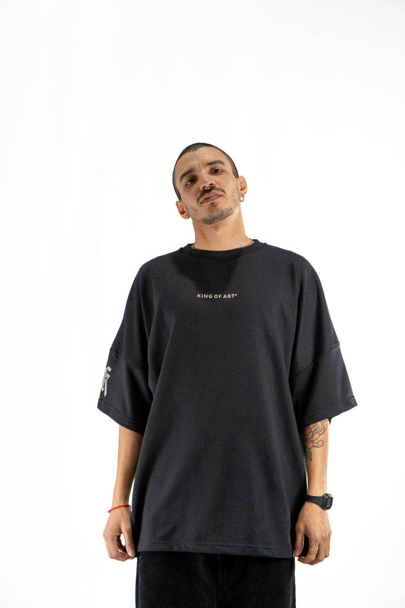 Remera King Of Art West Negro 6017B