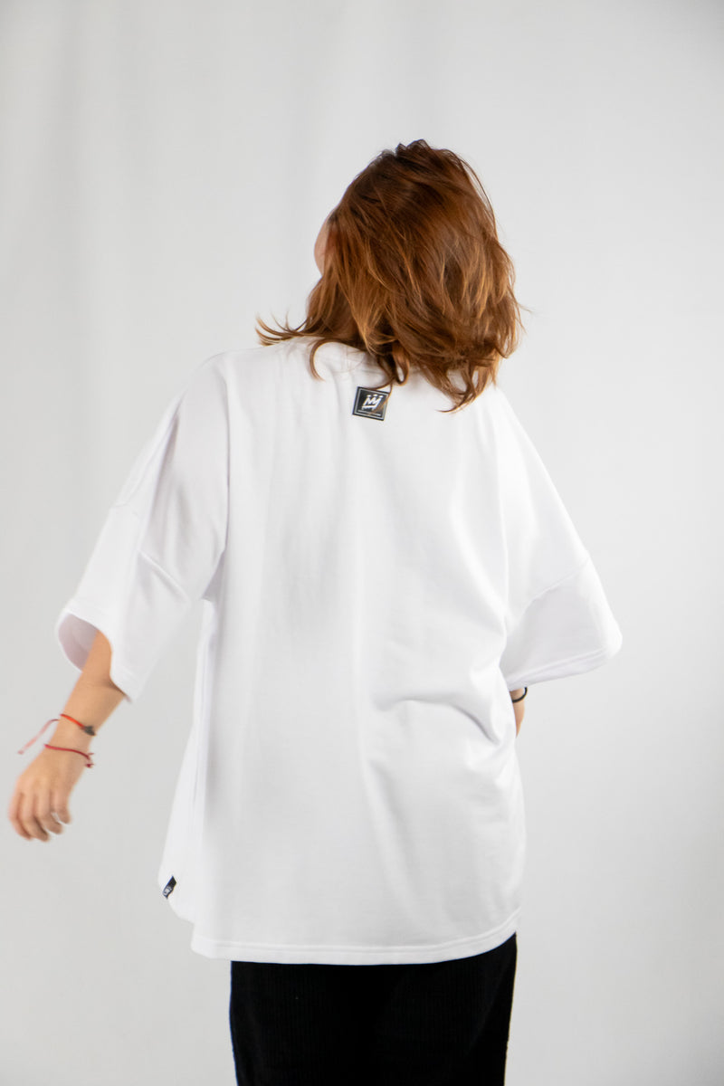 Remera King Of Art West Blanco 6027B