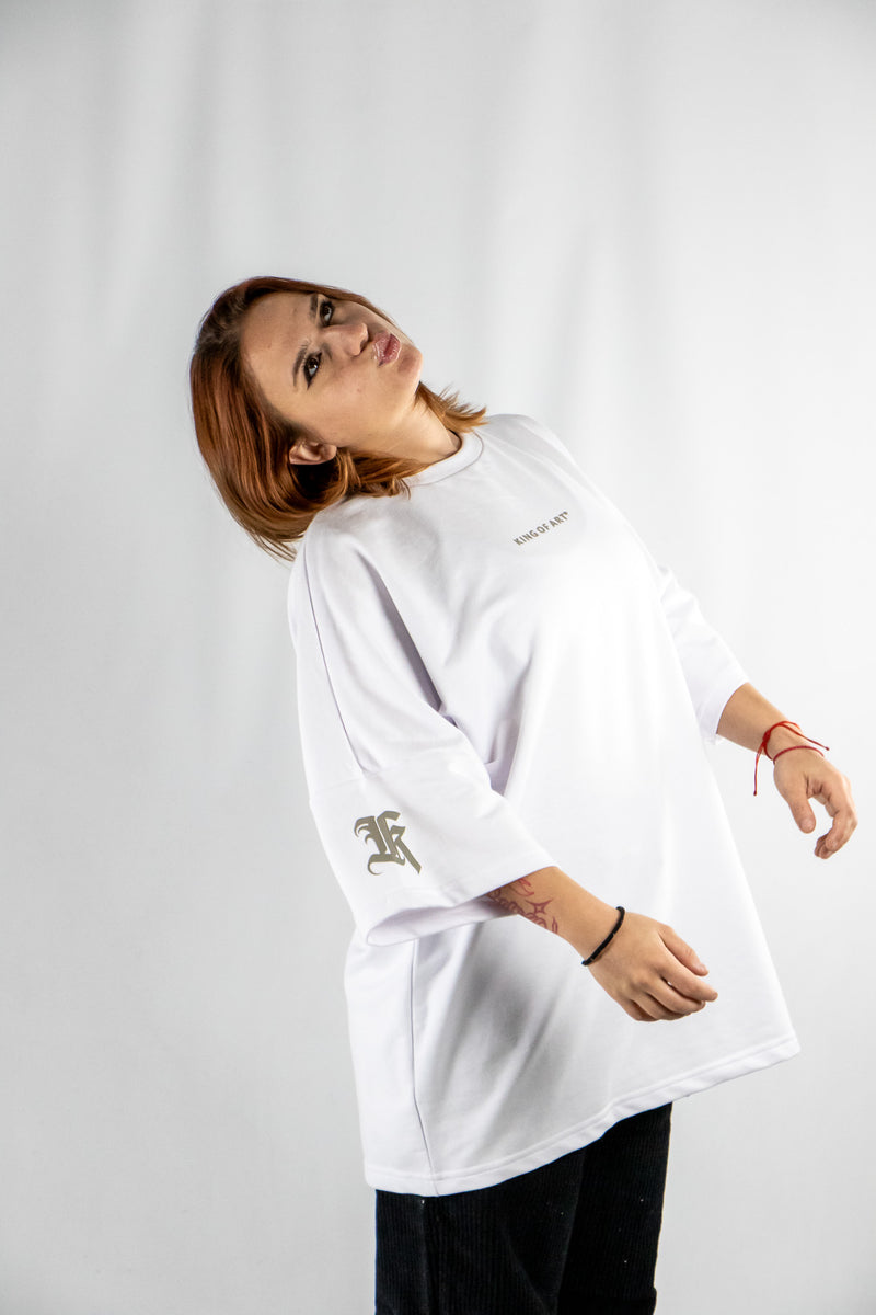 Remera King Of Art West Blanco 6027B