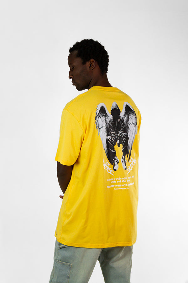 Remera King Of Art Urban Amarillo