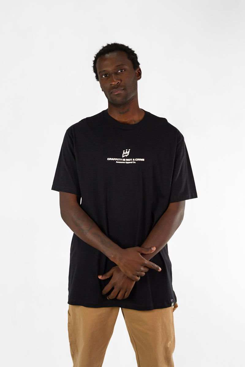 Remera King Of Art Urban Shirt Negro