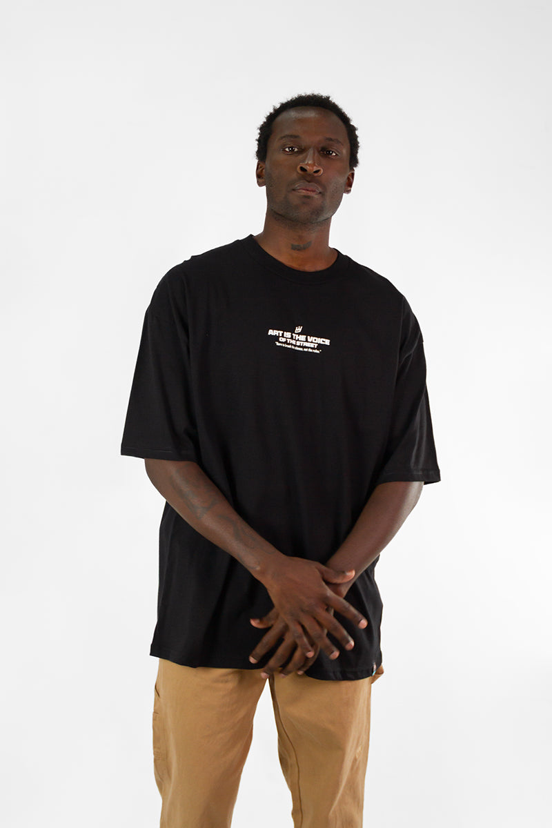 Remera King Of Art Reclaim Negro