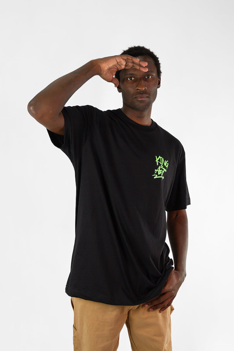 Remera King Of Art Urban Negro