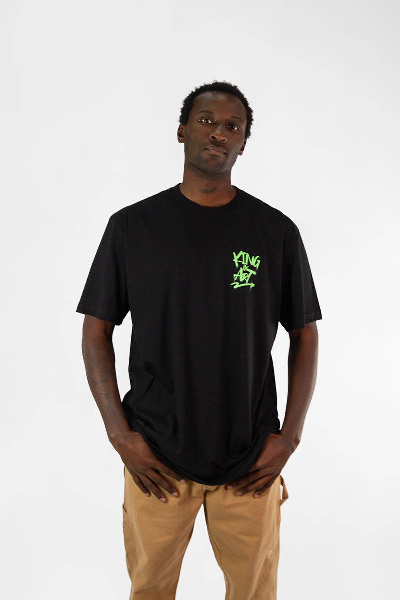 Remera King Of Art Urban Negro