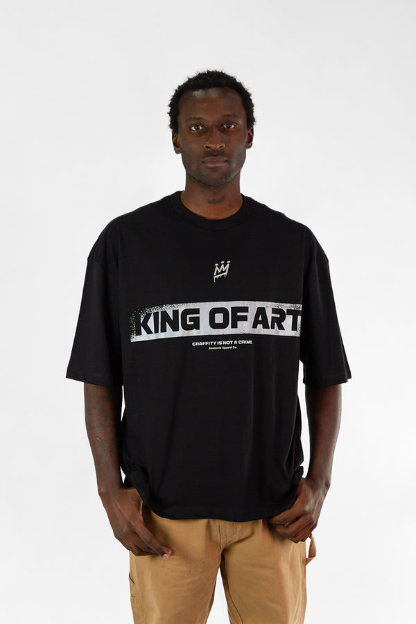 Remera King Of Art Box Negro