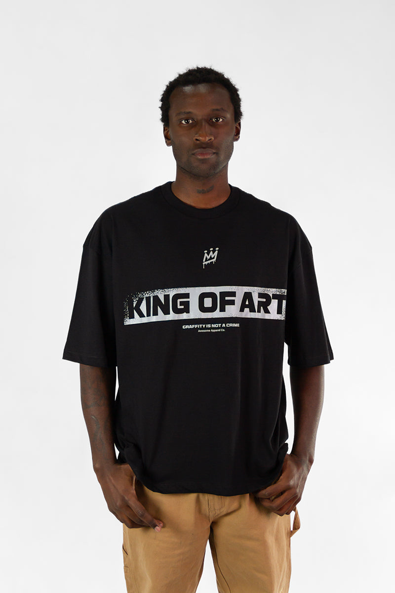 Remera King Of Art Box Negro