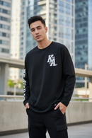 Remera Manga Larga King Of Art Haven Negro