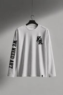 Remera Manga Larga King Of Art Haven Blanco