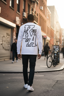 Remera Manga Larga King Of Art Haven Blanco