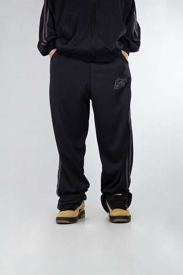 Jogging King Of Art H Strips Negro/Gris