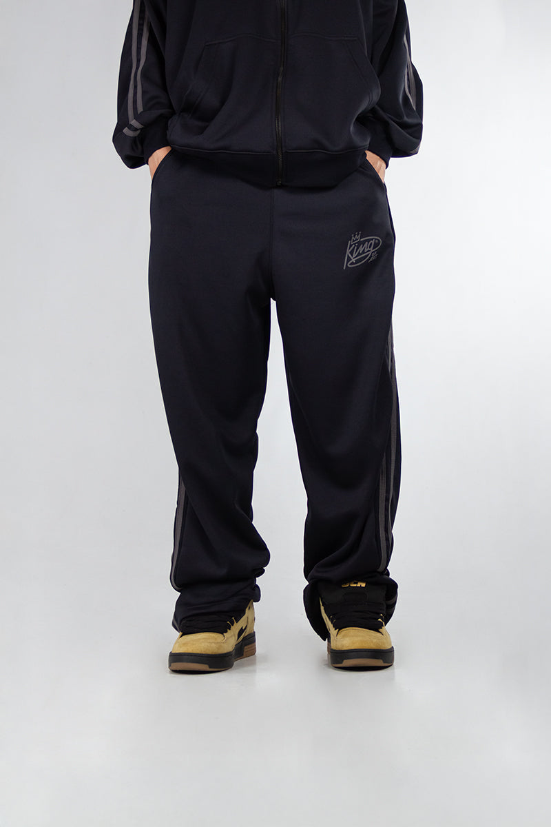 Jogging King Of Art H Strips Negro/Gris