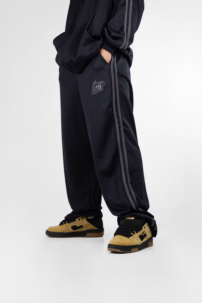 Jogging King Of Art H Strips Negro/Gris